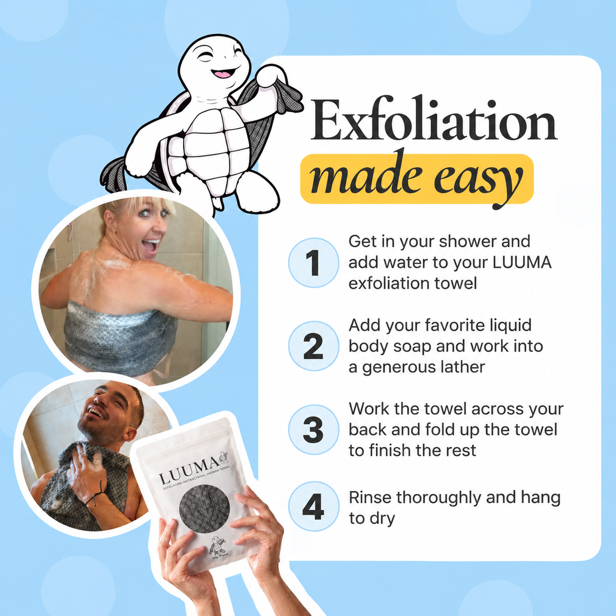 SilverScrub™ Exfoliating Towel
