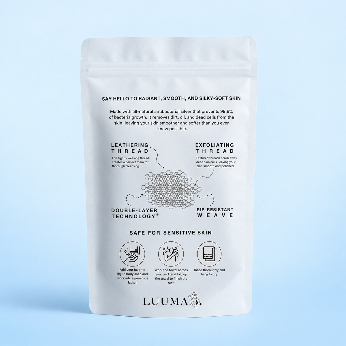 SilverScrub™ Exfoliating Towel