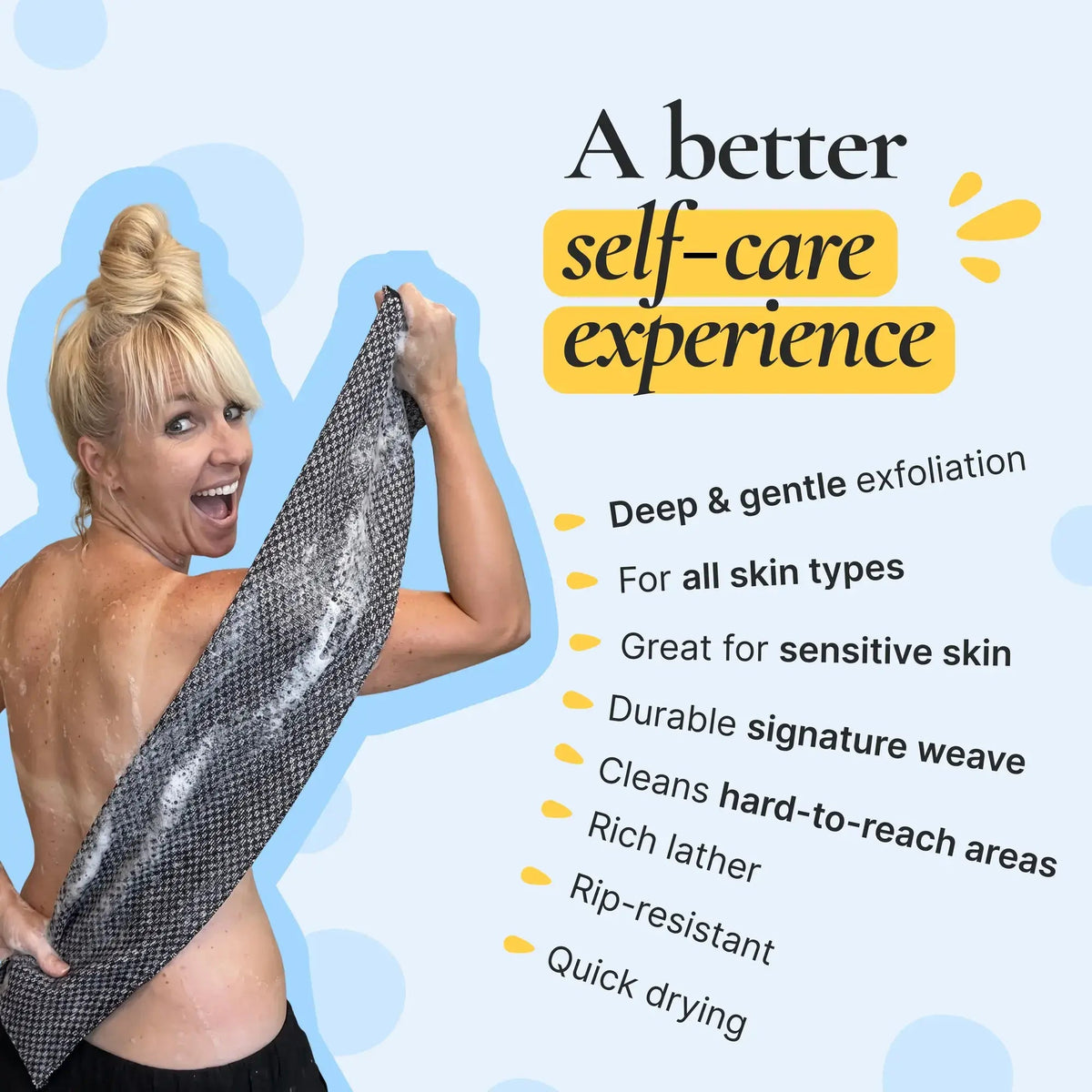 SilverScrub™ Exfoliating Towel