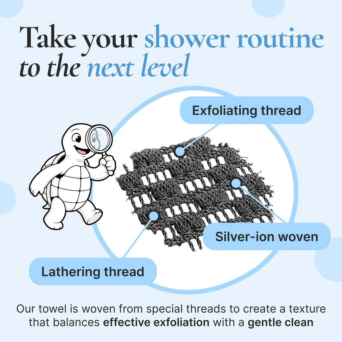 SilverScrub™ Exfoliating Towel