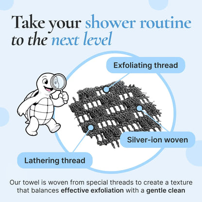 SilverScrub™ Exfoliating Towel